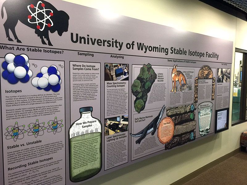 photo of poster on UW campus 