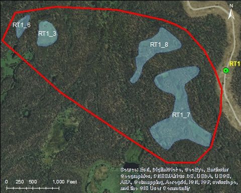 Big Creek Lakes-North Map