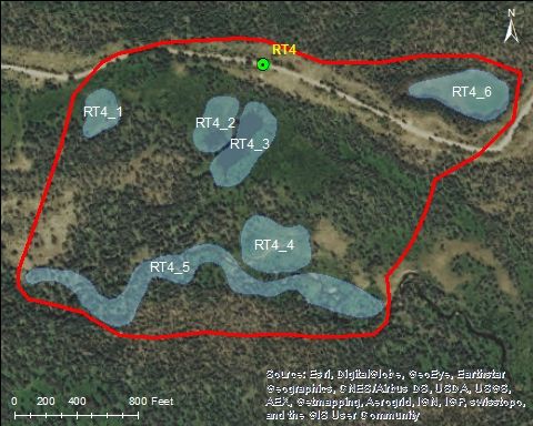 Lone Pine Creek Map