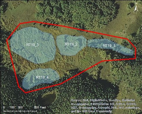 Map of Allen Basin Catchment