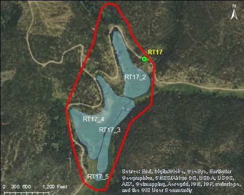 Map of Gore Creek catchment