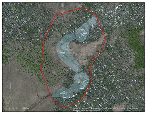 Fletcher Peak catchment